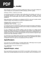 Arduino Pinmode Sintaxis y Ejemplos | PDF | Arduino | Hardware de la ...