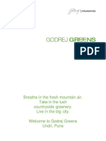E broacher of Perfect homes in Pune | Godrej Greens