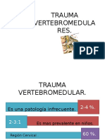 Trauma Vertebromedulares