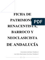 Ficha de Patrimonio Renacentista, Barroco y Neoclasicista