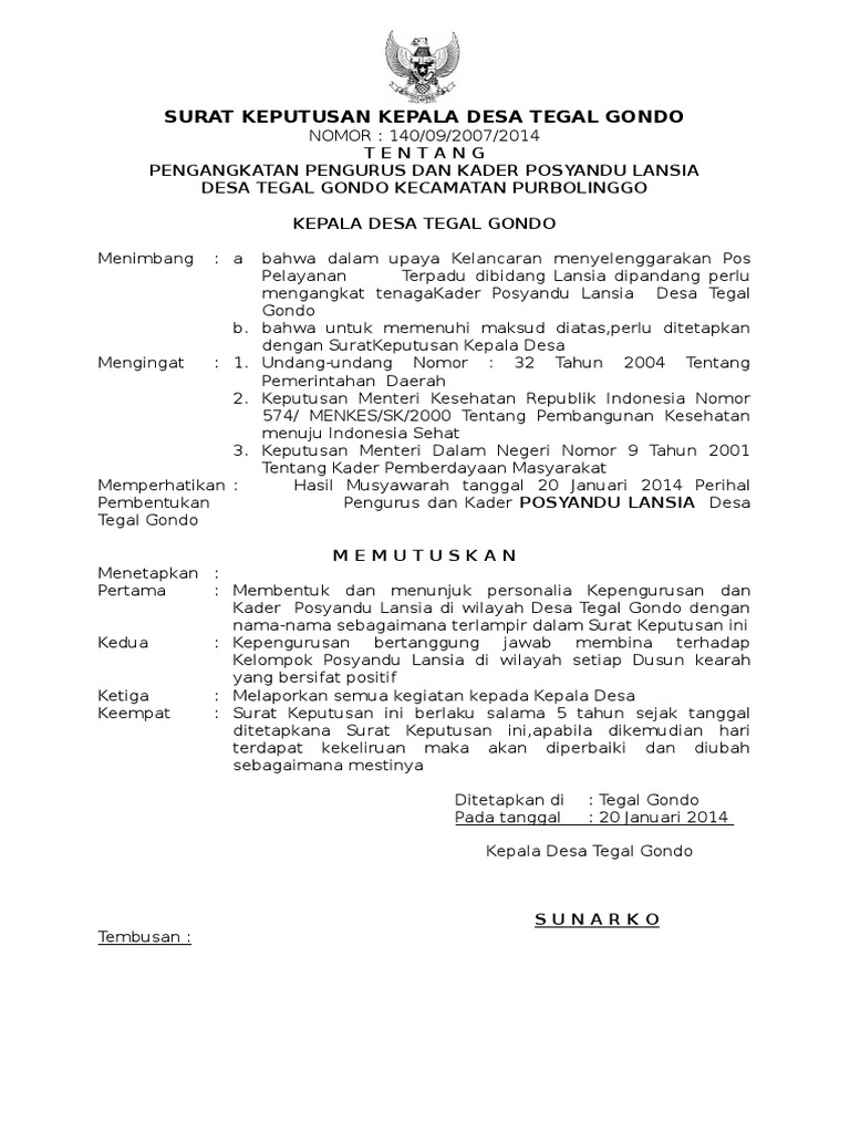 Sk Kader Lansia Dusun