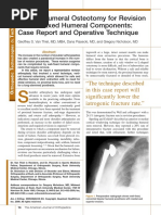 Vertical Humeral Osteotomy for Stem Revision in Total Shoulder Arthroplasty