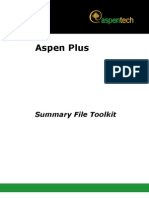 Aspen-Summary File Toolkit