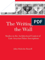 Writing On The Wall - The Architectural Context of Late Assyrian Palace-Eisenbrauns (1999) PDF