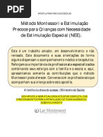 Montessori e Microcefalia Em Andamento 2