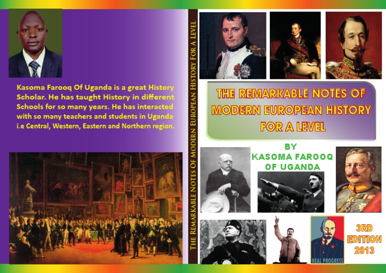 The Remarkable Notes of Modern European History For A Level: 3RD ...