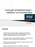 Koncept Projektovanja I Zahtjevi Na Mostvima