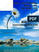 BAB 1 - Sosiologi Sebagai Ilmu