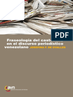 Fraseolog A Del Castellano en El Discurso Period Stico Venezolano PDF