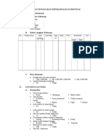 Format Pengkajian Komunitas