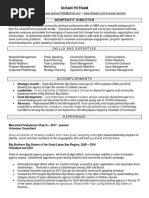 Nonprofit Director in Grand Rapids MI Resume Susan Putnam