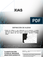 Alexia y agrafia: clasificación y tipos