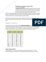 Cara Melakukan Analisis Regresi Multiples Dengan SPSS