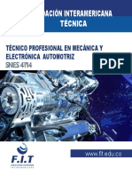Tecnico Profesional en Mecanica y Electronica Automotriz