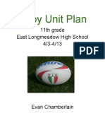 Rugby Unit Plan: 11th Grade East Longmeadow High School 4/3-4/13