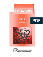 BEAMS - Unit 5 Indices