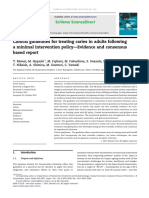 Clinical Guidelines For Treating Caries in Adults Following A Minimal Intervention Policy-Evidence and Consensus Based Report PDF