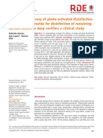 Comparative Efficacy of Photo-Activated Disinfection PDF