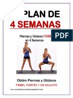 Mi Plan de 4 Semanas Para Fortalecer Piernas 