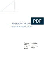 Inteligencia según Cattell: Fluida vs Cristalizada