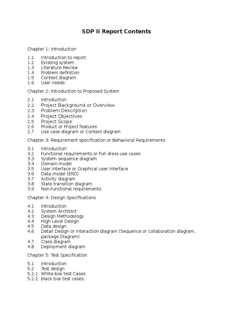 SDP II Report Contents Updated | PDF | Art | Computers