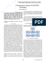 Secure Video Transmission Based On SFVMV Technique: Leema P, Sajeera C P