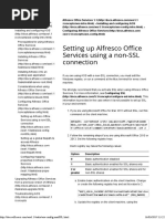 Setting Up Alfresco Office Services Using A non-SSL Connection Alfresco Documentation PDF