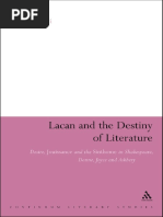 (Continuum Literary Studies.) Azari, Ehsanullah_ Lacan, Jacques-Lacan and the Destiny of Literature _ Desire, Jouissance and the Sinthome in Shakespeare, Donne, Joyce and Ashbery-Continuum (2008)