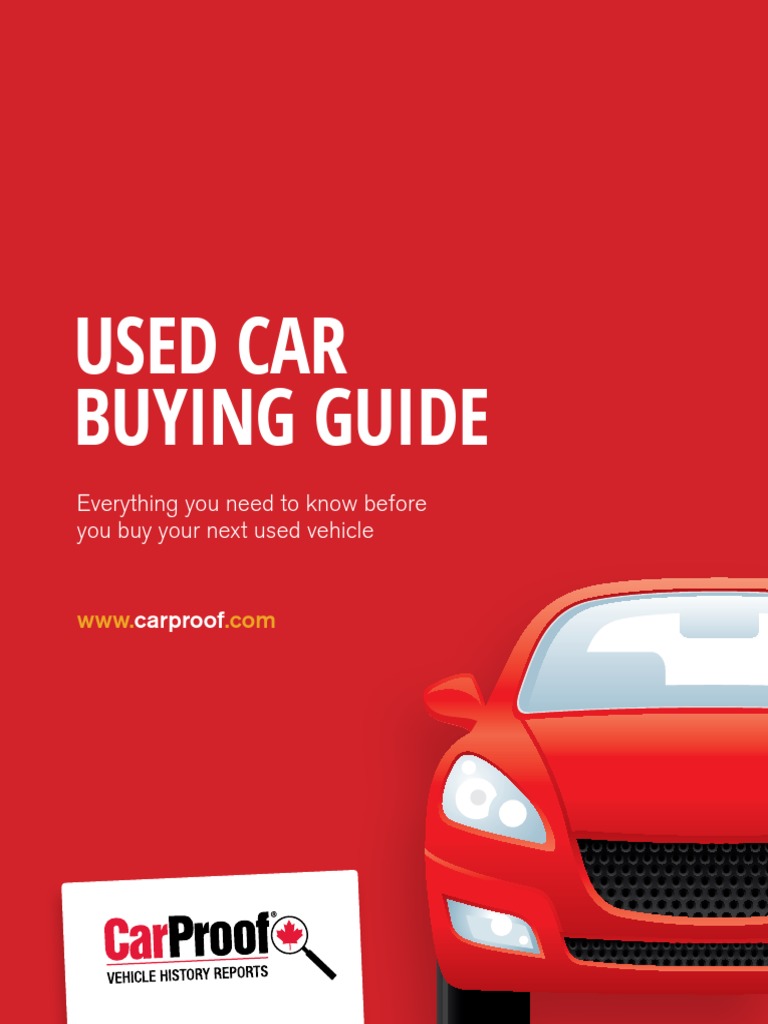 Carproof Used Car Buying Guide Pdf Pdf