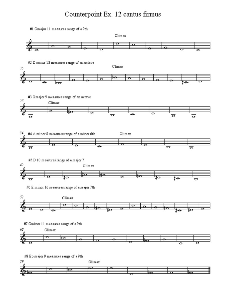 Cantus firmus examples pdf picture