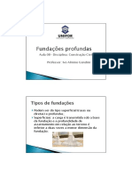 fundações profundas