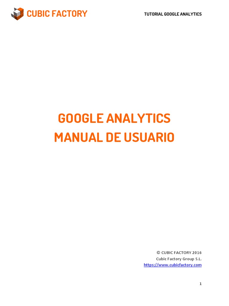 Tutorial Google Analytics by Cubic Factory | PDF | Google | Localizador ...