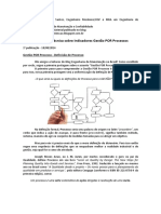 Abordagem Técnica Sobre Indicadores de Gestão Por Processos