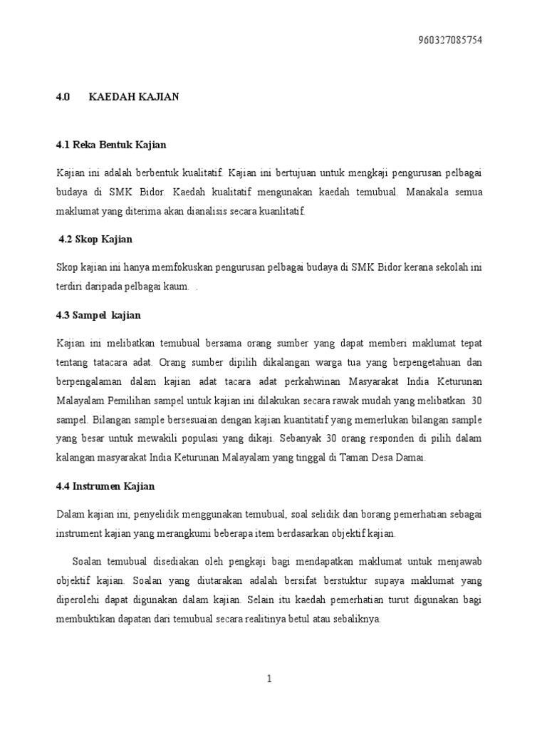 Kaedah Kajian  PDF