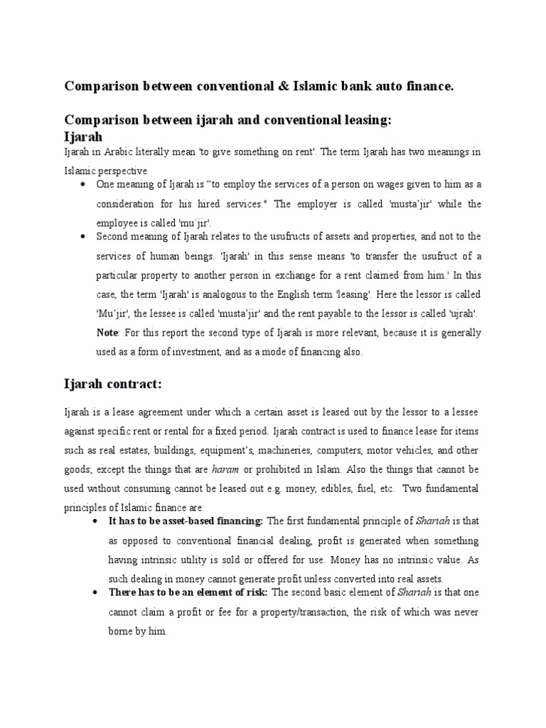 Diminishing musharakah agreement sample image