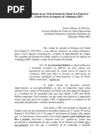 EIV - Estatuto Da Cidade Não é Auto-Aplicável