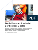 Daniel Salzano La Ciudad Perdió Clase y Estilo