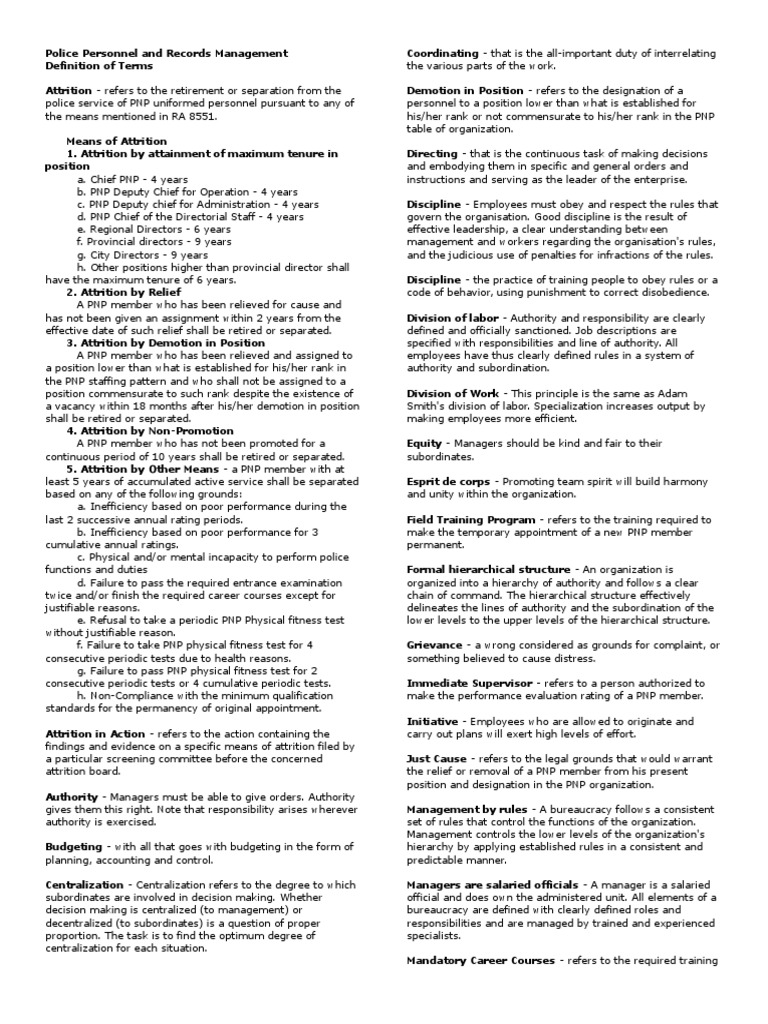 Police Personnel and Records Management (Bigwas) | PDF | Employment ...