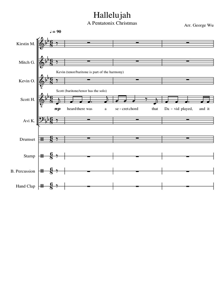 Hallelujah Pentatonix | Choral Music | Music Performance