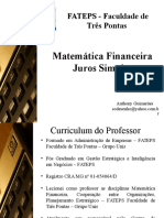 Slides 2 - Int Mat Financeira e Juros Simples