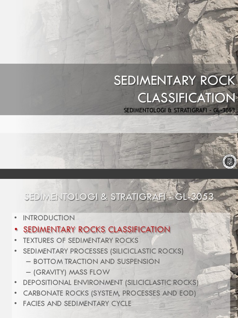 2 Sedimentary Rock Classification PDF Sedimentary Rock Limestone