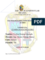 Clasificacion Del Acero