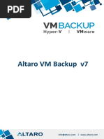 Altaro VM Backup 產品競爭優勢說明(Vexxm)