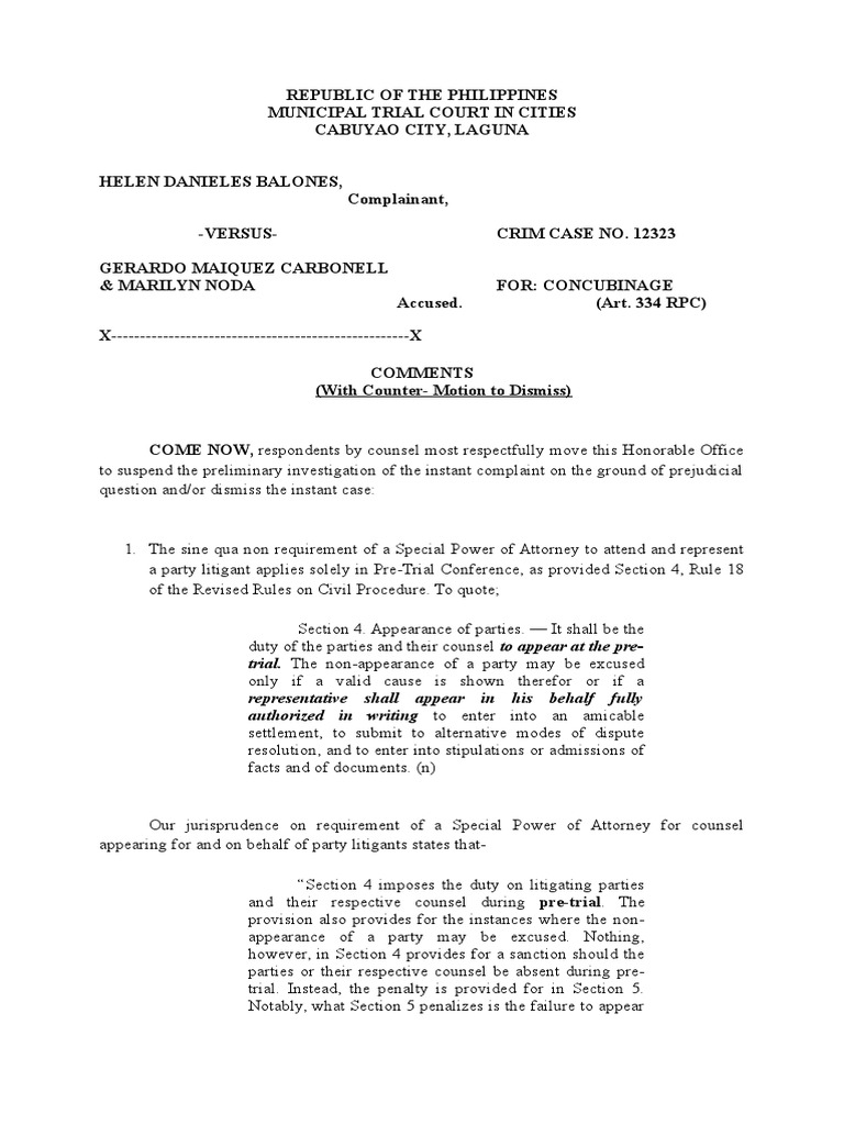 cabuyaoMTD Pleading Criminal Procedure In South Africa