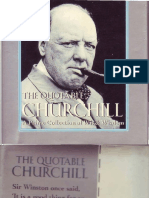 The Quotable Churchill. A Prime Collection of Wit & Wisdom