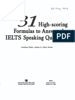 31 High-Scoring Formulas To Answer The IELTS Speaking Questions