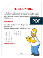 Inverse Matriz.