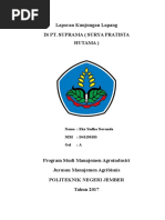 Laporan Kunjungan Lapang Sidoarjo