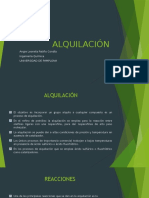 Exposición Alquilación