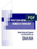 Permen Nomor 24 Tahun 2007